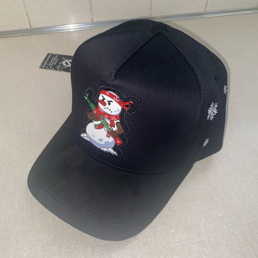 MZ Hatss EL SNOWMAN‎ Baseball Hat NWT
